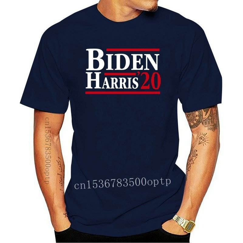 สไตล์ใหม่ Biden Harris เสื้อยืด Joe กล้อง President Democreat การเลือกตั้งผู้ชายรอบคอ 100% Cotton To