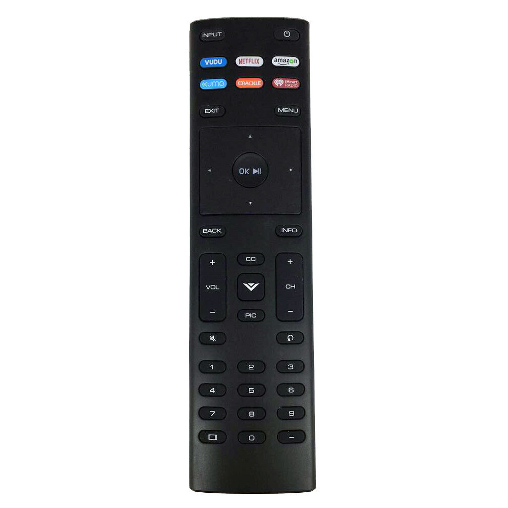 ใหม่ XRT136 สําหรับ VIZIO TV Remote w/VUDU NETFLIX XUMO CRACKLE iHeart RADIO