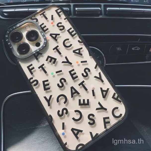 ที่ไม่ซ้ํากันสนุกสร้างสรรค์ตัวอักษรภาษาอังกฤษเคสโทรศัพท์ iPhone เข้ากันได้กับ iPhone 14 15 Pro Max 14 Plus XR 7 Plus XR 8 Plus XS Max 13 12 Pro Max 11 Anti-drop เคสซิลิโคนกันกระแทก