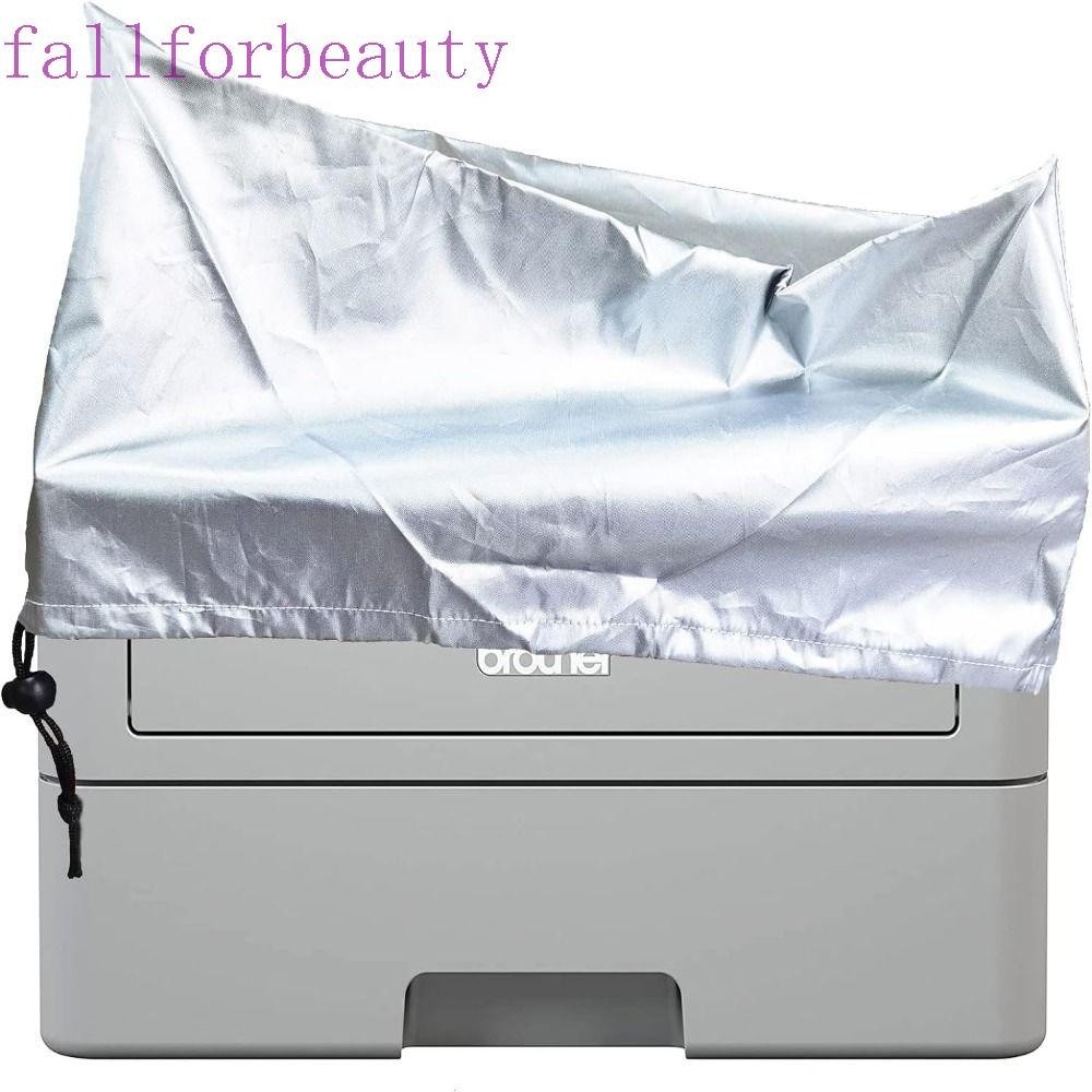 Fallforbeauty ผ้าคลุมกันฝุ่นเครื่องพิมพ์,ตัวป้องกันเครื่องพิมพ์กันน้ําระบายอากาศ, Heavy Duty Black Silver Universal Anti-Static ป้องกันฝุ่นสําหรับ Epson