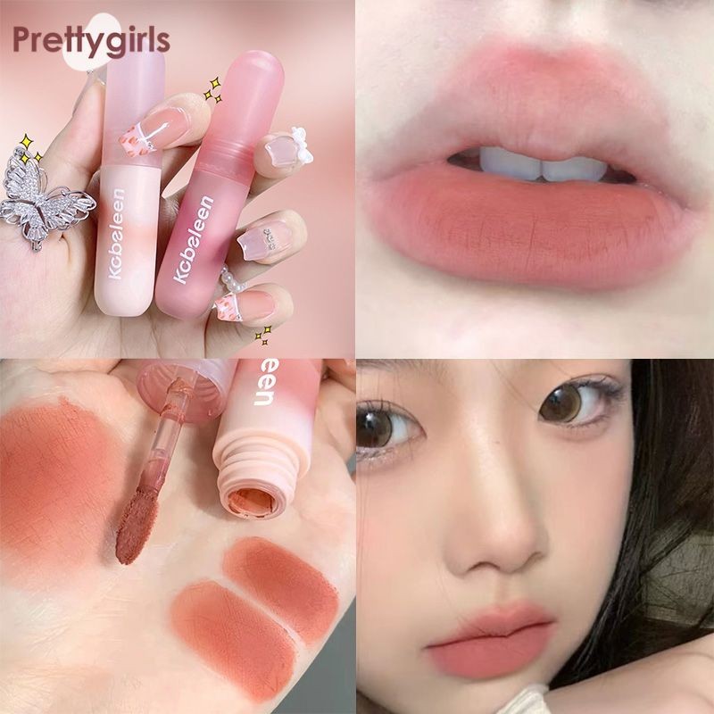 PY.th KOBELEEN ลิปจิ๋ว ลิปสติก ลิปทินท์ เนื้อแมตต์ กํามะหยี่ สีนู้ด ธรรมชาติ ติดทนนาน กันน้ํา