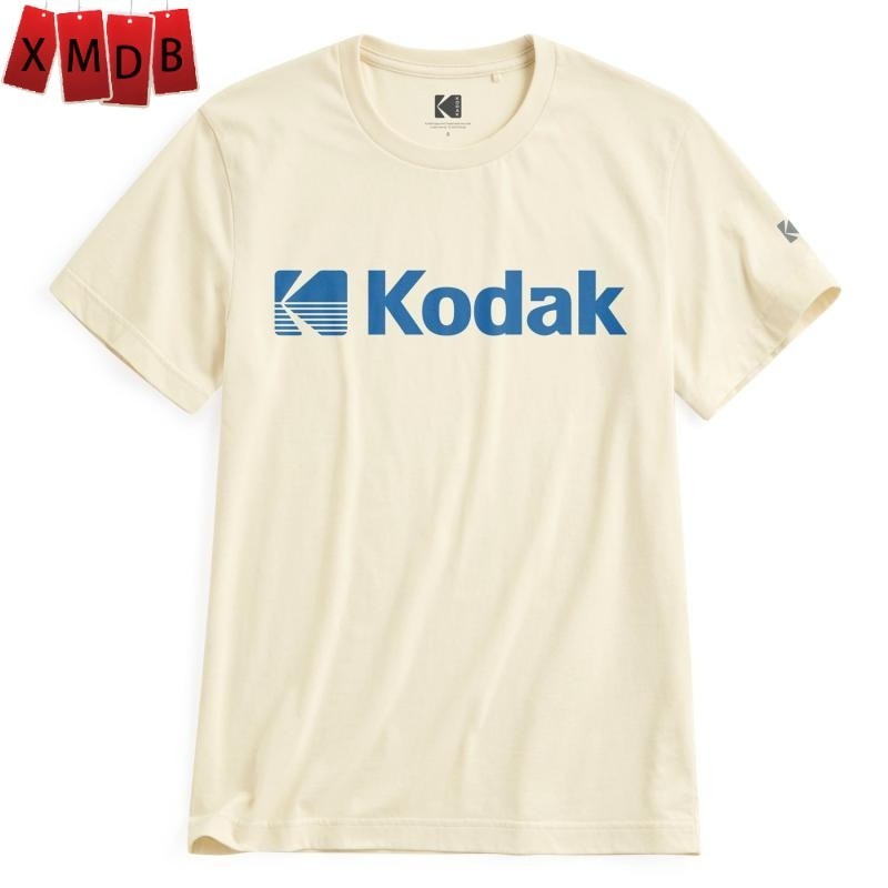 【พร้อมส่ง】เสื้อ เสื้อยืดผู้ชาย พิมพ์ลายโลโก้ KODAK t-shirt ผ้า cotton 100% ไม่ต้องรีด S-5XL NO.2