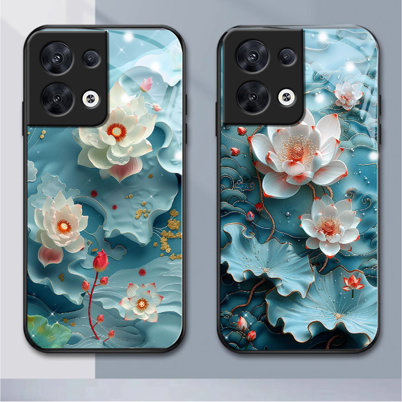 Simple oppo reno แก้วเคสโทรศัพท์ reno8 5G reno3 4G reno5F 4f 4z 2f 2z 3pro reno4 4pro 5 5pro 5z 6 6z