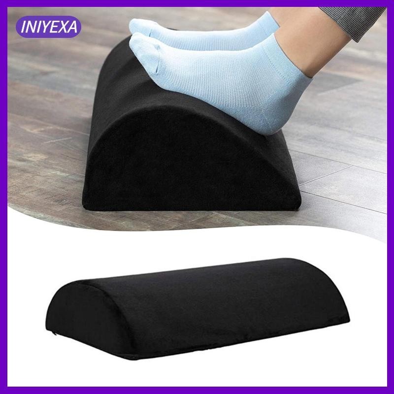 [Iniyexa] Comfort Desk Foot Rest สําหรับใต้โต๊ะ - นุ่ม - โค้ง - ด้านล่างกันลื่น