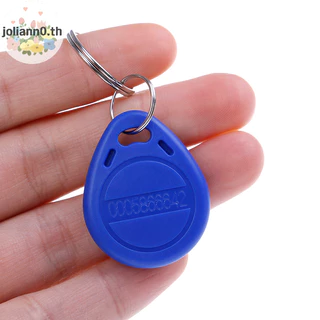Joliann0 10 ชิ้น TK4100 พวงกุญแจ 125KHZ RFID proximity id การ์ด token แท็กคีย์ fobs NFC th