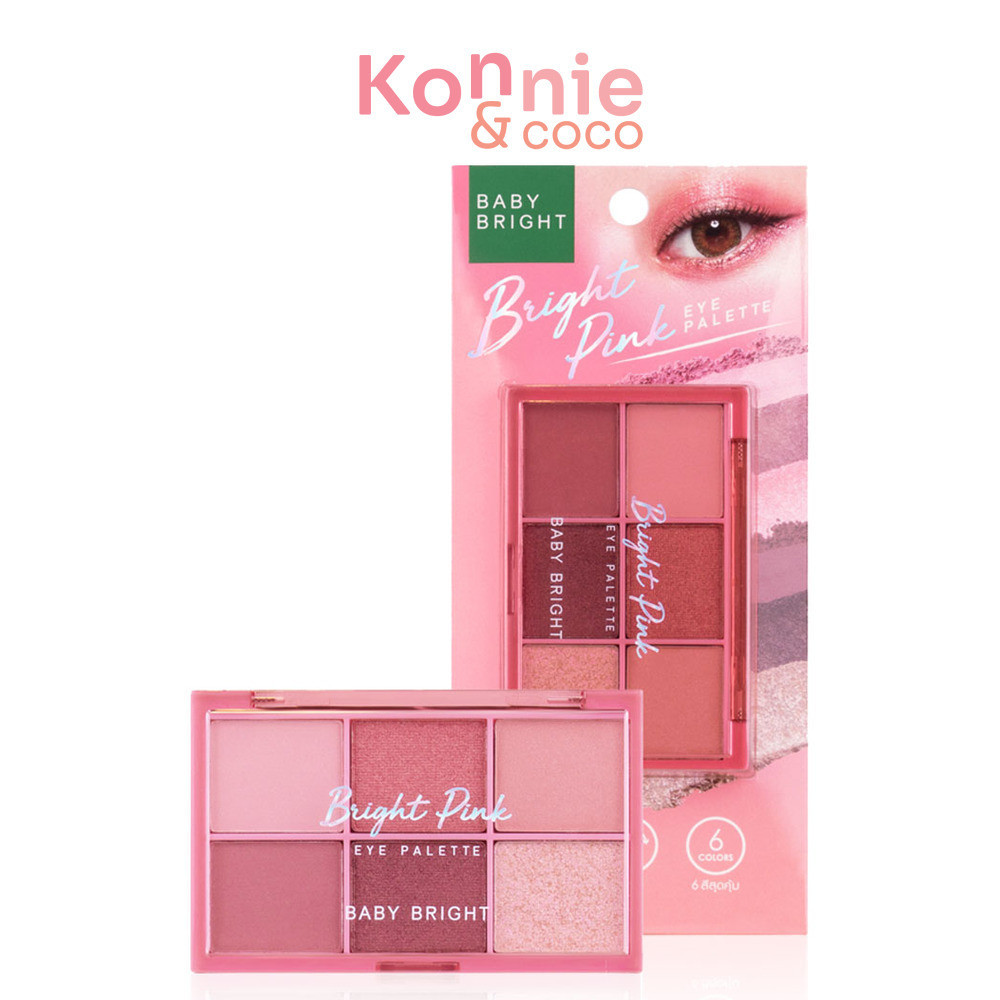 Baby Bright Eye Palette อายพาเลท 6 เฉดสี เบบี้ ไบร์ท.