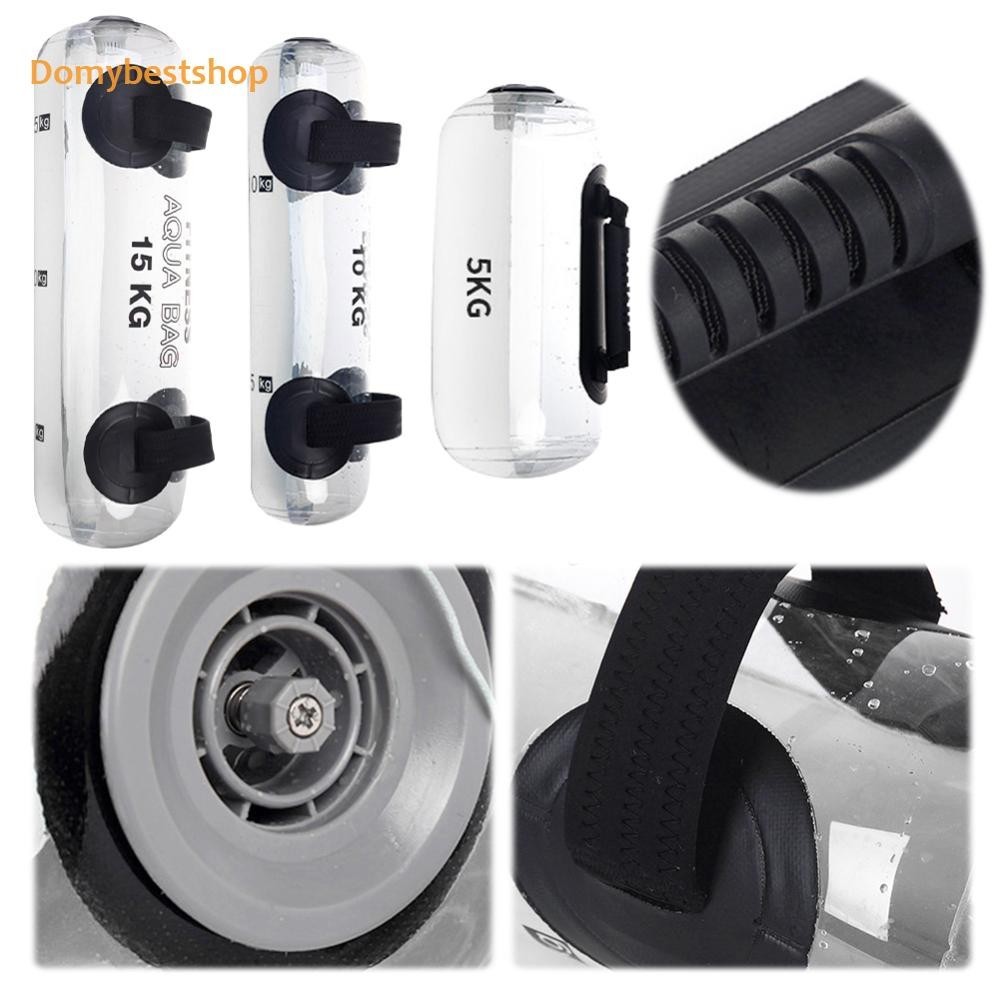 Fitness Aqua Bag Water Weight Bag 5/10/15Kg Water Power Bag เครื่องมือออกกําลังกายกระสอบทรายน้ําอุปก