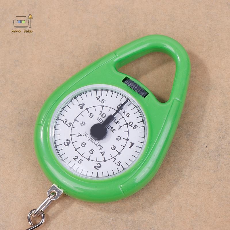 Openw Mini Pointers Digital Hanging Hook Spring Scale กระเป๋าเดินทางแบบพกพาเครื่องชั่งน้ําหนักขนาดตกปลา 5 กก.ความจุอาหารขนาดดี