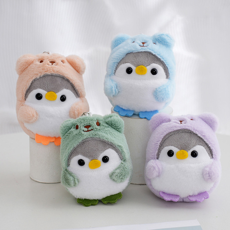 การเปลี่ยนแปลงเพนกวินของเล่นตุ๊กตากระเป๋าตุ๊กตาจี้ของขวัญ YL316