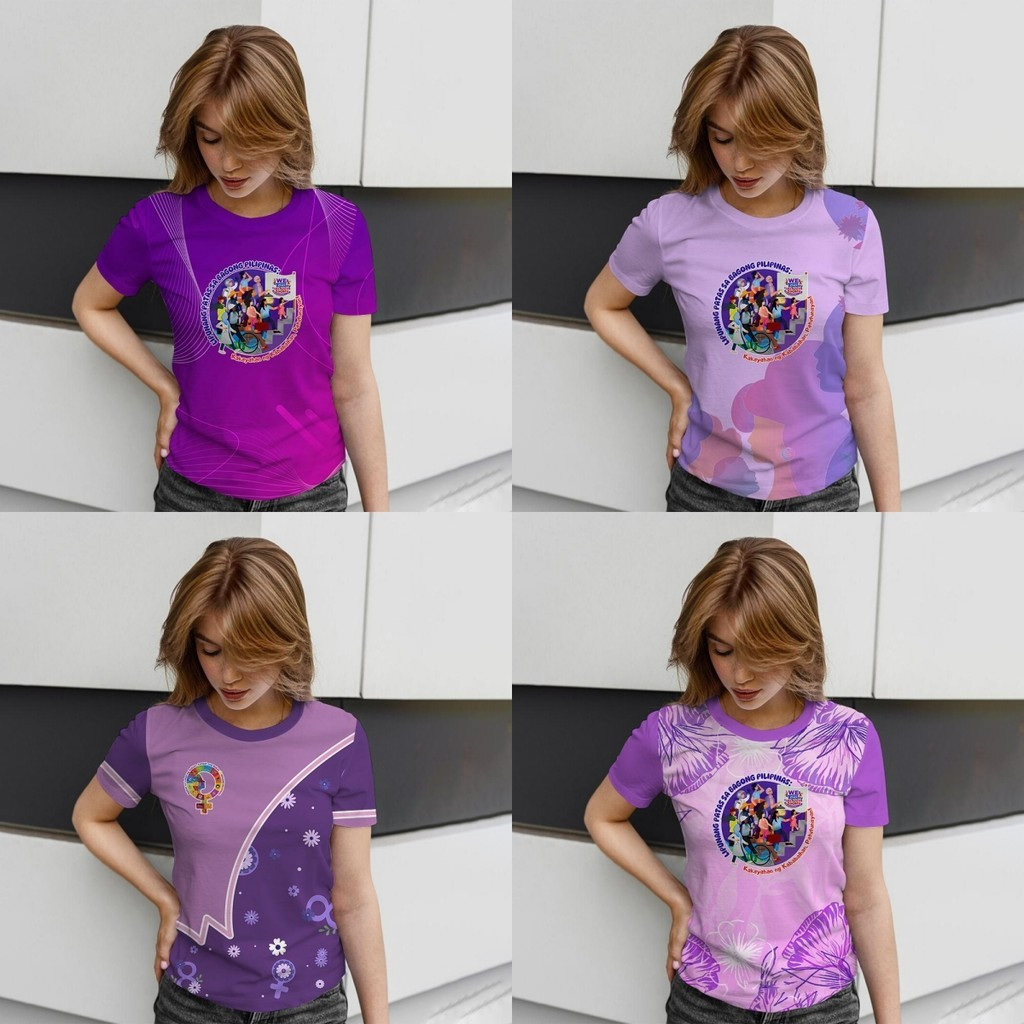 2025 ผู้หญิง เดือนเสื้อผู้หญิง เดือนฉลอง Vibrant FSS ระเหิดพิมพ์ผู้หญิงs เดือนเสื้อยืดแขนสั้น O-คอ T