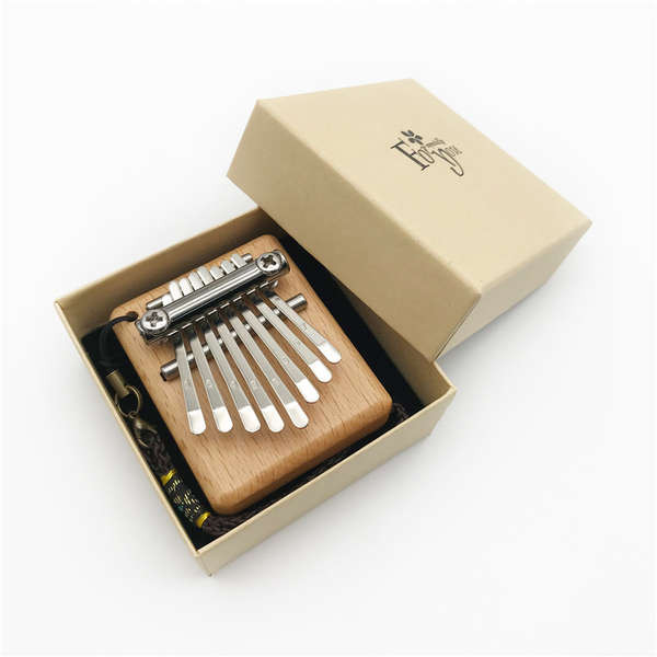 กล่องดนตรี คาลิมบ้า คาลิมบา 8-tone mini Thumb เปียโน Beech mini เปียโนสองนิ้ว kalimba kalimba Cat Cl