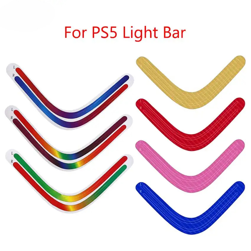 LED Light Bar Rainbow Gradient สติกเกอร์สําหรับ PS5 โฮสต์ Self กาว Decals LED Lightbar