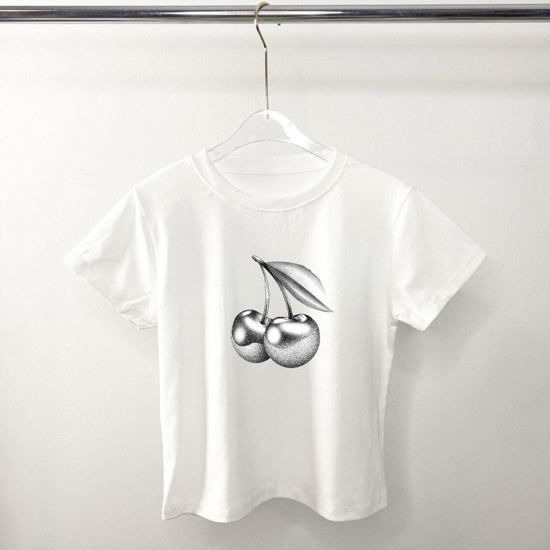 (จัดส่งตลอด 24 ชั่วโมง）Angle Official เสื้อครอปเข้ารูป รูปที่ 3