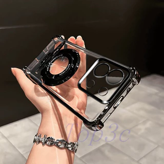 เคส Redmi Note 13 5G Bracket สไตล์ถุงลมนิรภัยป้องกันการตกเคสโทรศัพท์โปร่งใส CDSJ