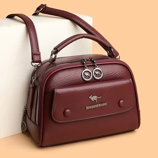 Retro แฟชั่นผู้หญิงกระเป๋าสี่เหลี่ยมเล็ก All-Match Commuter กระเป๋าสะพายแบบพกพาสุภาพสตรีแบบพกพาไหล่กระเป๋า Messenger