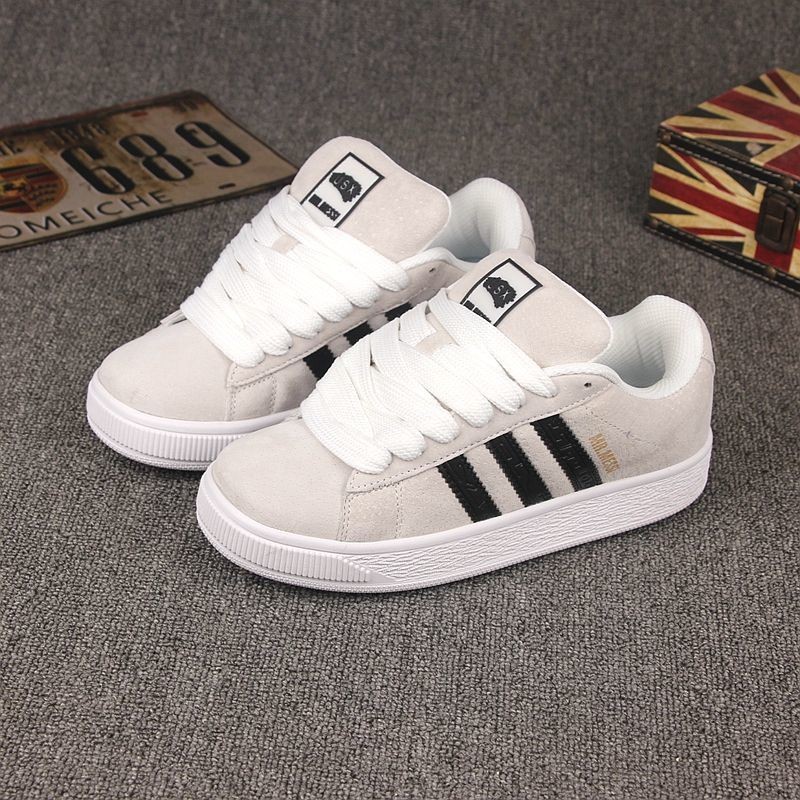 รองเท้าลําลอง Spring Stripes Heightening Bread Shoes Couple Classic ins Casual All-Match Retro รองเท้าผ้าใบ s