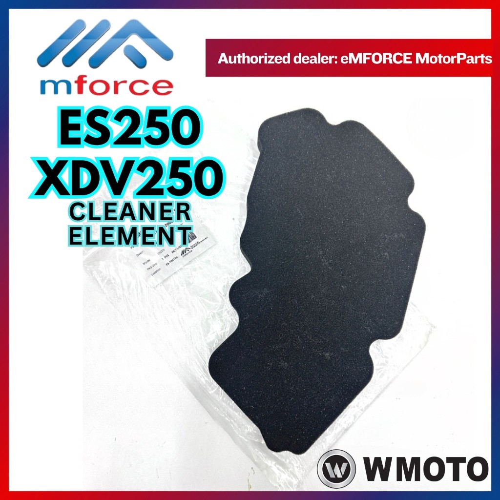 WMOTO ES250 ES 250 & XDV250 XDV กรองอากาศ AIR CLEANER ELEMENT PENAPIS ANGIN P0131531050000