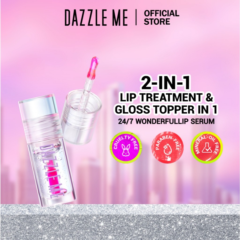DAZZLE ME 24/7 Wonderfullip -Lip Shine Lip Care Nourishing Lip Balm