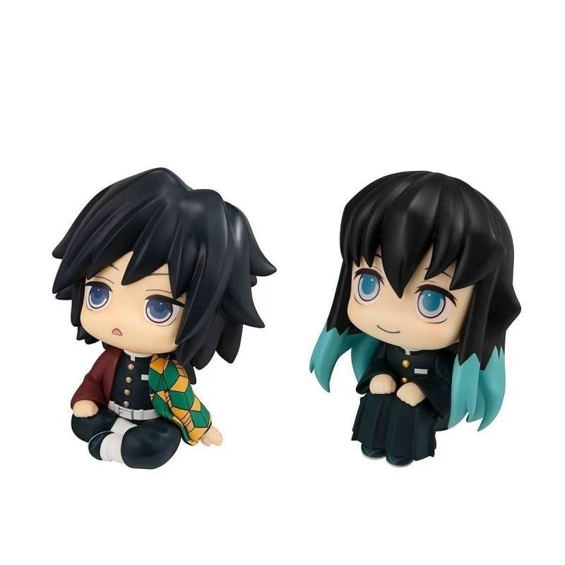 Look Up Demon Slayer Tomioka Giyuu Tokitou Muichirou ตัวเลขการกระทําเครื่องประดับ PVC อะนิเมะของเล่น