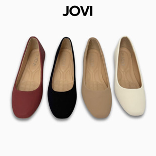 Triple X รองเท้าคัชชู JOVI รองเท้าส้นแบน สลิปออน นุ่มไม่กัดเ…