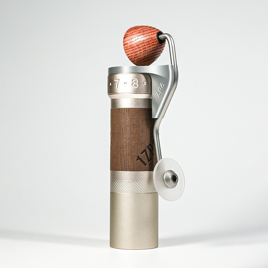 [ขายร้อน] [Yanda Beard] 1Zpresso ZP6 เครื่องบดมือปิดผนึกจับฝาครอบแร็คตั้งแคมป์สามารถออก