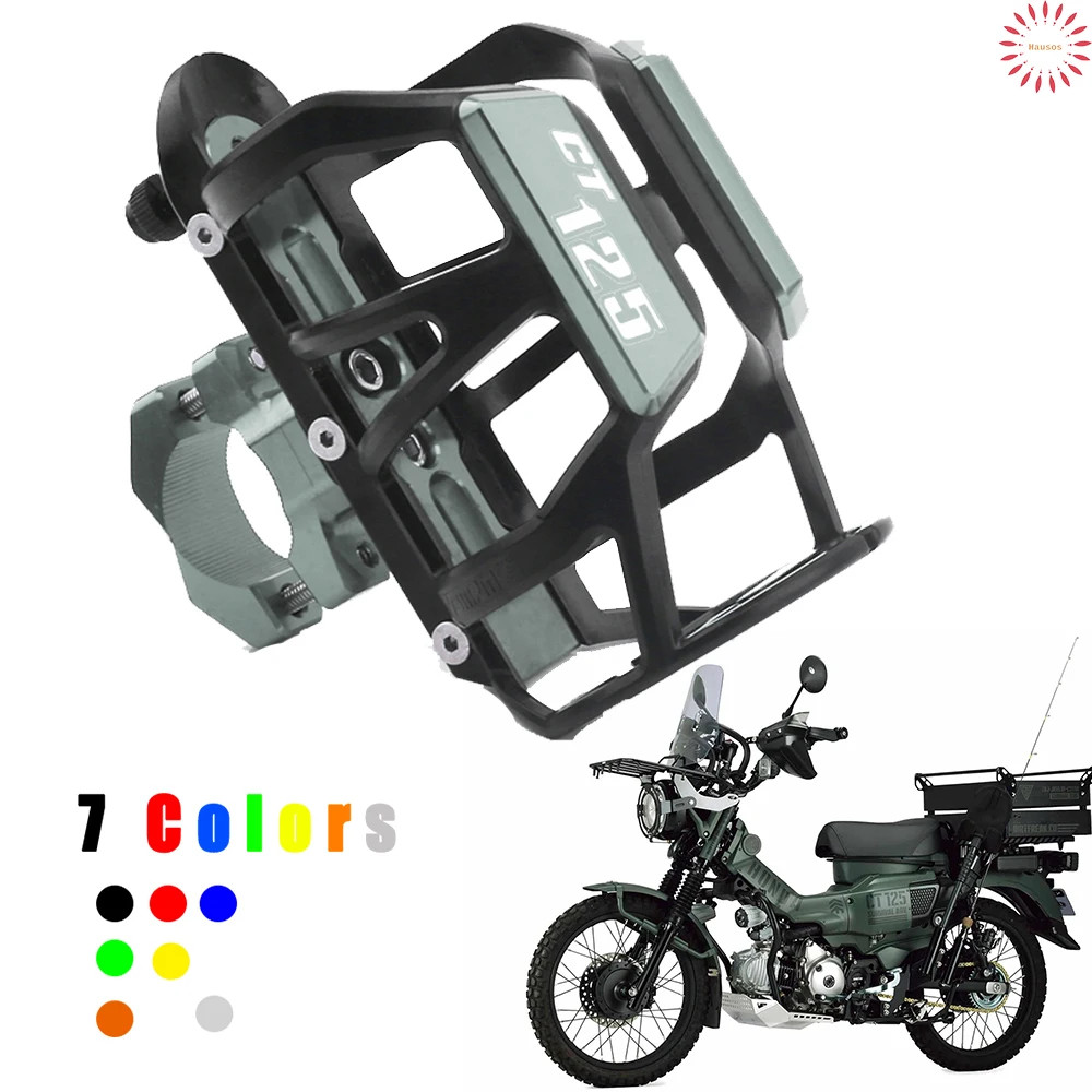 สําหรับ HONDA CT125 CT 125 Hunter Cub CNC อุปกรณ์เสริมเครื่องดื่มขวดน้ําเครื่องดื่มที่วางแก้ว Bracket Mount รถจักรยานยนต์ Hot Deal