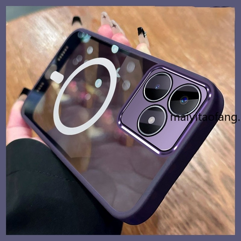 สําหรับrealme C53 5G REALME c51 REALME NOTE 50 5Gกันกระแทกกระจกขาตั้งAnti-Fallชุบเคสโทรศัพท์แบบนุ่มพร้อมกล้องเลนส์ProtectorปกหลังXXXB1