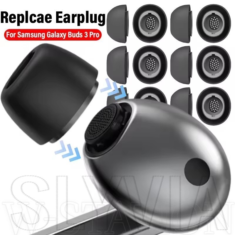 Slxc-1/3pcs S/M/L ซิลิโคนอ่อนนุ่ม Eartips Earplug - สําหรับ Samsung Galaxy Buds3 Pro - เปลี่ยนหูฟังเ