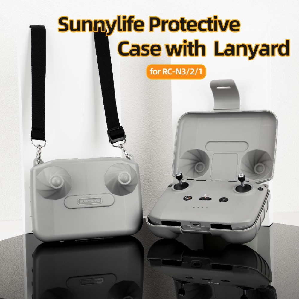 สําหรับ DJI RC-N3/2/1 รีโมทคอนโทรลกล่องเก็บกระเป๋าสะพายข้าง Anti Drop กล่องป้องกัน FLIP/Air3 รีโมทคอนโทรลอุปกรณ์เสริม