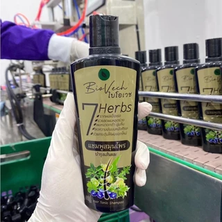 แชมพูไบโอเวช Biovech แพ็คเกจใหม่ แชมพูสมุนไพร 225ml. ชุด2ขวด