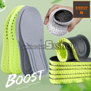 Alas Kaki Insole Sol Sepatu Sport Empuk Nyaman Breathable EVA Boost