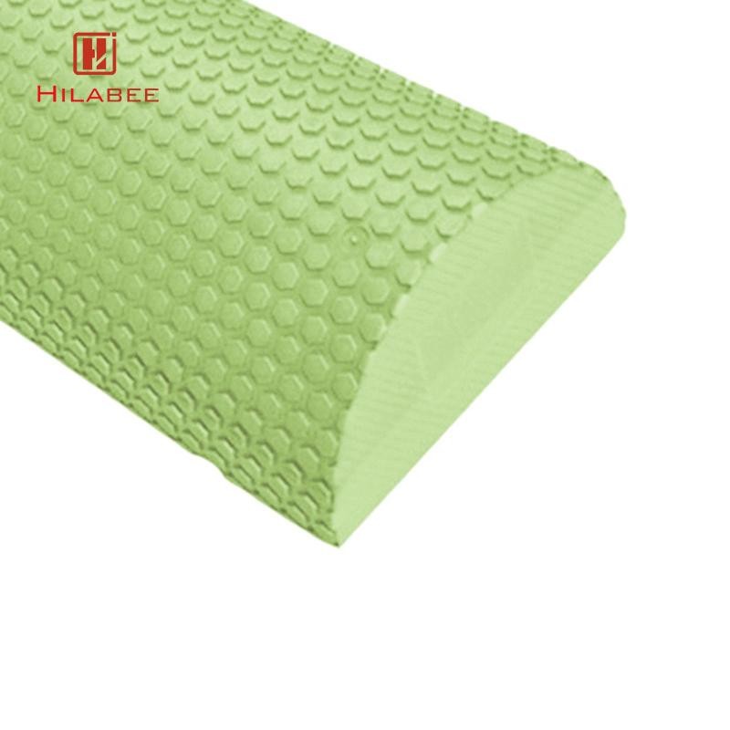 Hilabee Half Round EVA Foam Roller Half Roller Foam Yoga Blocks Balance Heavy Duty Anti Slip Half Round Foam Roller สําหรับยิม ราคา ถูกที่สุด ดีลบีเคเค แกลเลอรีภาพที่ 3