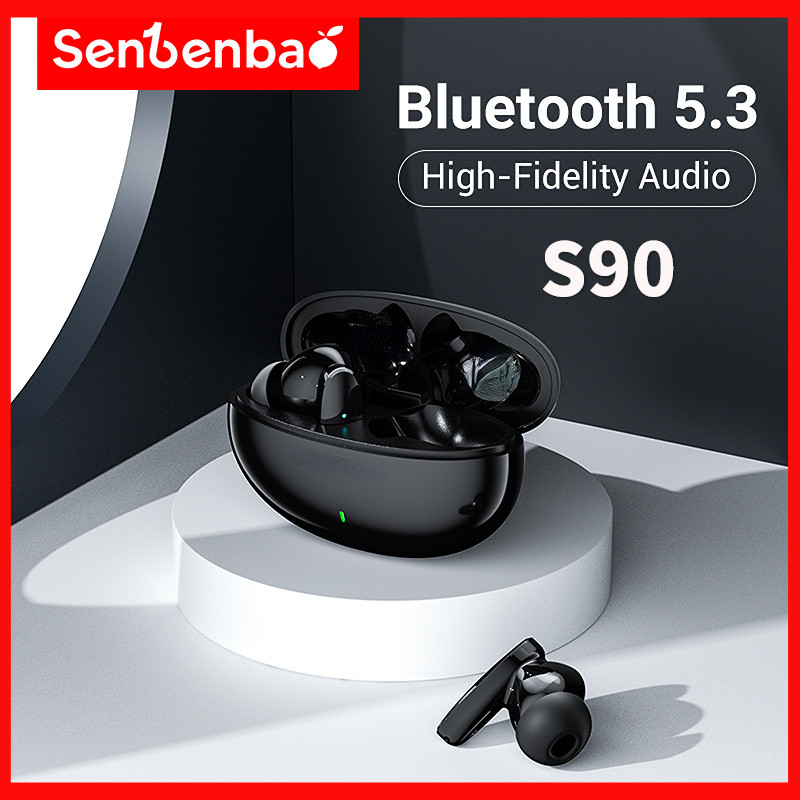 Senbenbao S90 Earphone หูฟังบลูทูธไร้สาย TWS บลูทูธ 5.3 ไมค์ชัด ENC ตัดเสียงรบกวน ติ๊กต๊อกขายร้อน EP