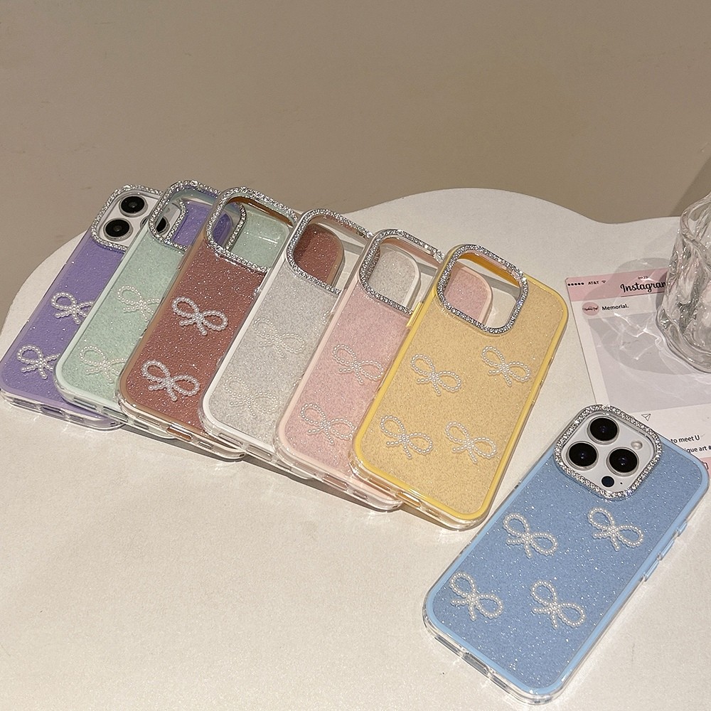 Glitter Pearl ผีเสื้ออะคริลิคเคสโทรศัพท์สําหรับ iPhone 16 Pro Max 16 Plus 15 Pro Max 15 Plus 14 13 12 11 Pro Max กันกระแทกป้องกันปลอก ราคา ถูกที่สุด ดีลบีเคเค แกลเลอรีภาพที่ 3