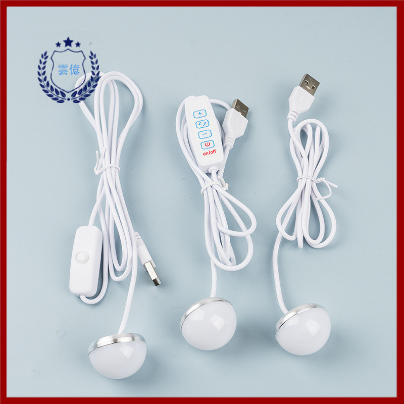 หลอดไฟ LED แบบสวิตช์ USB 5V ของขวัญ ไฟของเล่น ไฟ LED ไม้บีช อุปกรณ์เสริม แหล่งกำเนิดแสง USB ปรับความสว่างได้