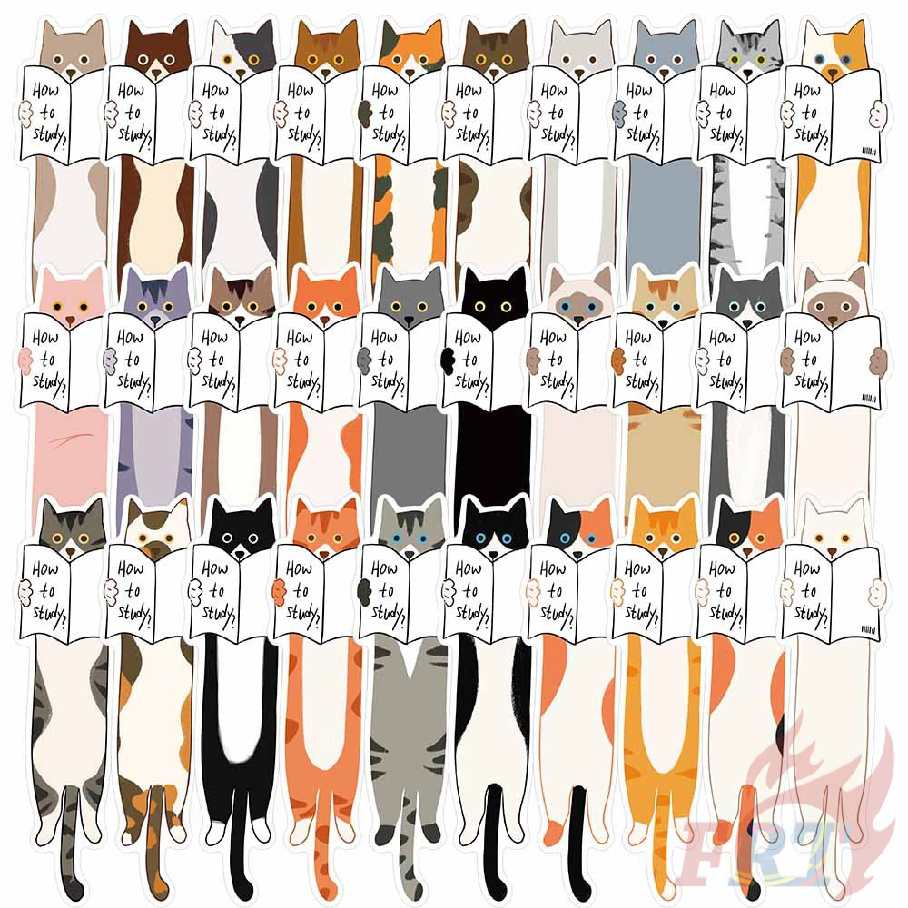 30ชิ้น/เซ็ต ※ วิธีเรียน?ที่คั่นหนังสือแมวอ่านหนังสือตลก ※หนังสือแฟชั่นเครื่องหมายหน้าเครื่องเขียนอุปกรณ์สํานักงานโรงเรียน