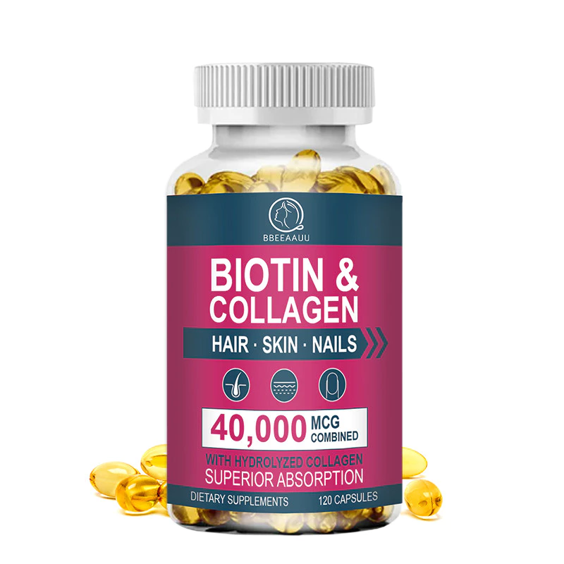 BBEEAAUU Biotin Capsules คอลลาเจน เคราติน บำรุงผม ผิว เล็บ thumbnail 9