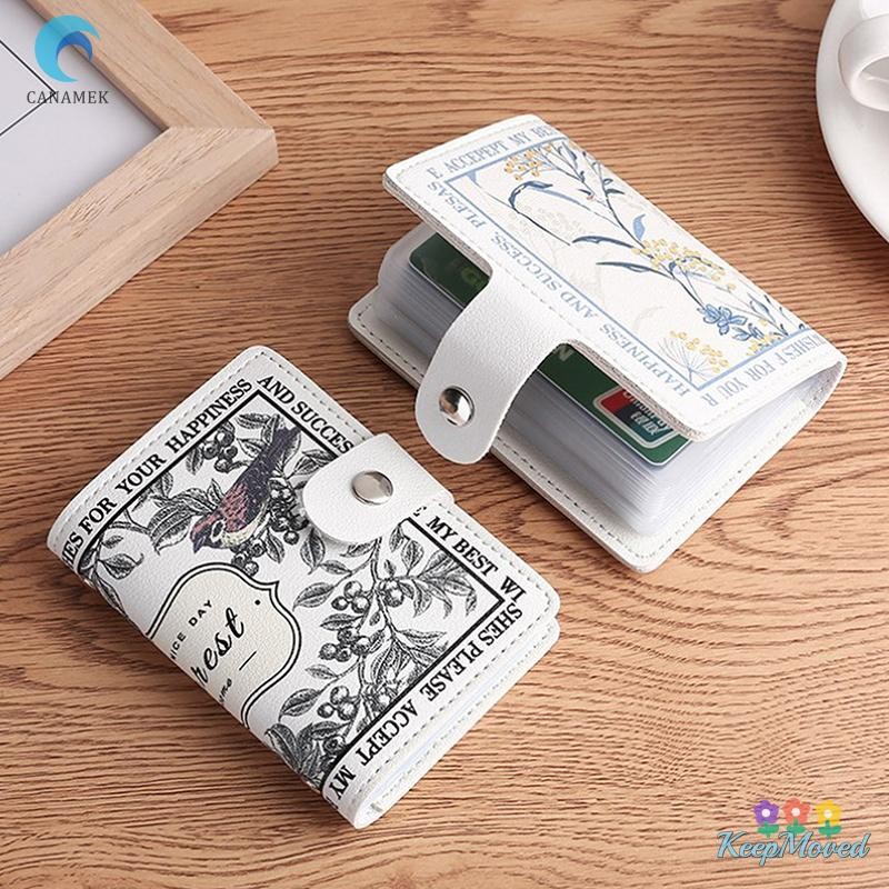 Keepmoved ช่องใส่การ์ดหลายช่องบัตรเครดิต Bank ID Card Holder กระเป๋า Organizer Badge ธุรกิจ Bus Card Storage Case เงิน Bill กระเป๋าสตางค์ใหม่