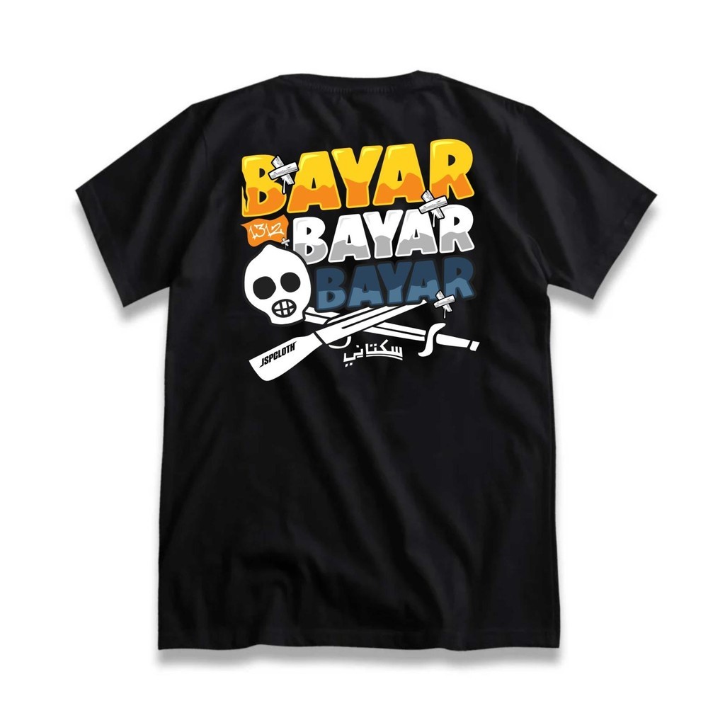 SUKATANI เสื้อยืด PAY ส่งมอบ 3 COTTON 24S