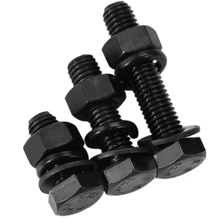 12.9 เกรด High-Strength ภายนอกหกเหลี่ยมสกรู Nut ชุดหกเหลี่ยม Bolt จับคู่ชุด M4M5M6M8M10
