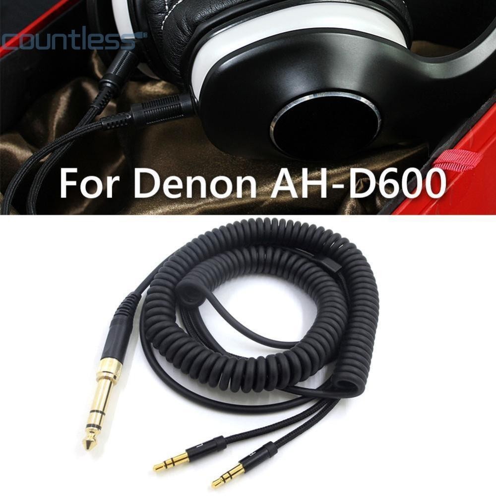 สายเคเบิ้ลหูฟัง แบบสปริง สําหรับ Denon AH-D7100/D9200 HiFi Cord Accesso [countless.th]