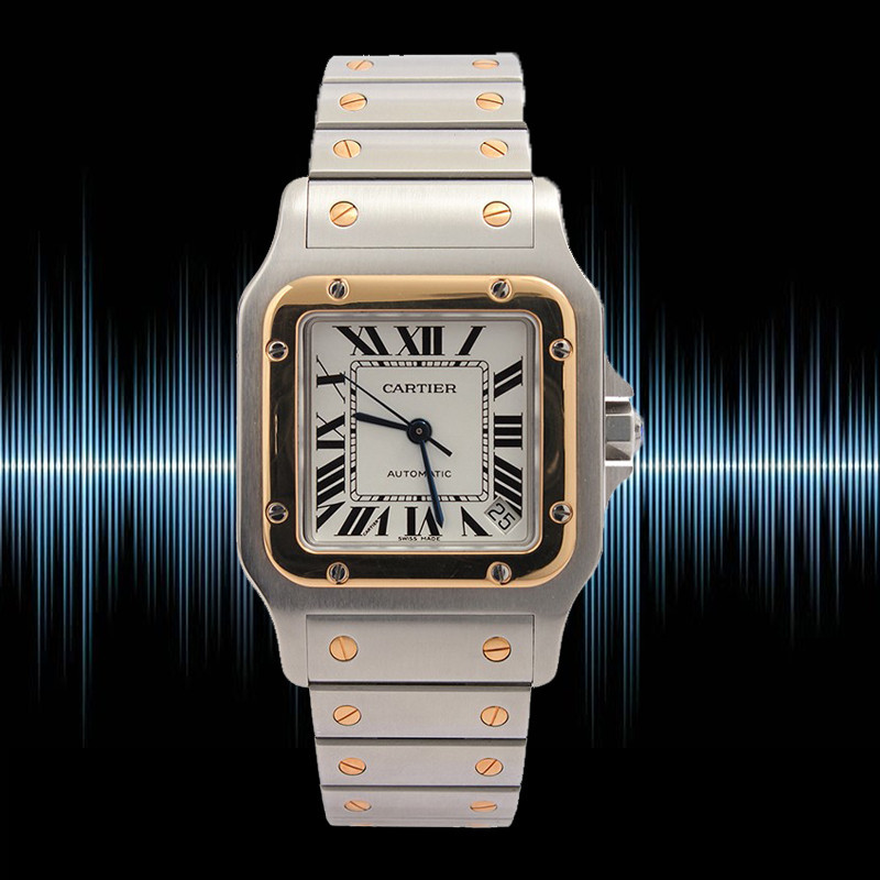 Cartier นาฬิกาข้อมืออัตโนมัติ 62500 Cartier Santos W20099C4 สําหรับผู้ชาย