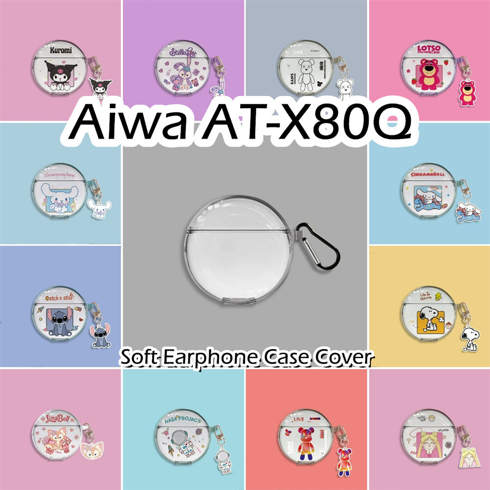 พร้อมส่ง! นําไปใช้กับ Aiwa AT-X80Q เคส Case เคสหูฟัง ซีรีส์การ์ตูนอินเทรนด์ ซิลิโคนนุ่ม เคส เคสหูฟัง