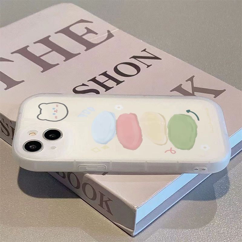 ใหม่ เคสโทรศัพท์มือถือ กันกระแทก ลายหมี สไตล์เกาหลี สร้างสรรค์ สําหรับ IPhone 7 7plus 8 8plus Xs Xr 11 12 13 14 15 Pro Plus Promax