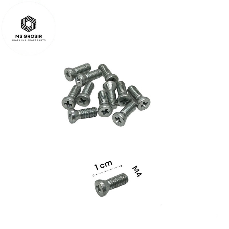 WHOLESALE 10 ชิ้น M4X10 BOLTS 7 BOLTS ยาว 1 ซม. ต้นฉบับ UNIVERSAL