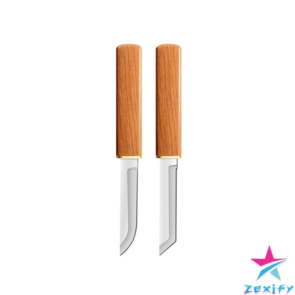 ZXF มีดสองด้าม สองแบบ ใน 1 อัน ใบมีดสแตนเลสคุณภาพสูงคมและแข็ง Double Knife - รูปที่ 6