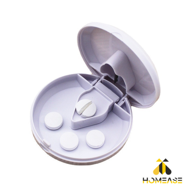 HA กล่องตัดยา รุ่นใหม่ ใบมีดคม ที่แบ่งเม็ดยา ที่ตัดเม็ดยา ที่ตัดยา ที่แบ่งยา ตลับใส่ยา pill cutter