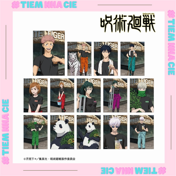 [TIEMNHACIE Hcm] JJK Jujutsu Kaisen Dignity Card BROMIDE ZOO War Spell