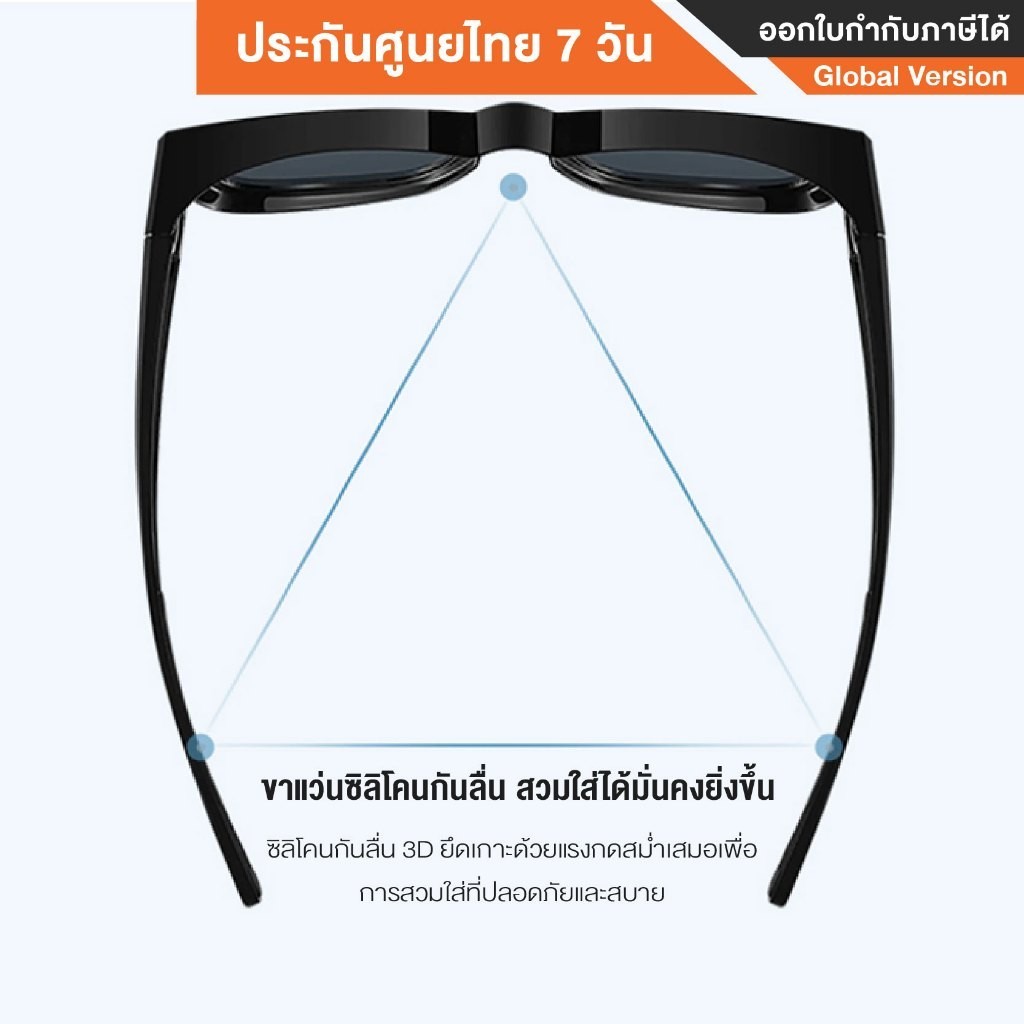 ส่งด่วน Xiaomi Fitover Sunglasses แว่นกันแดดสำหรับสวมทับแว่นสายตา สำหรับผู้ที่มีสายตาสั้น ราคา ถูกที่สุด ดีลบีเคเค แกลเลอรีภาพที่ 5