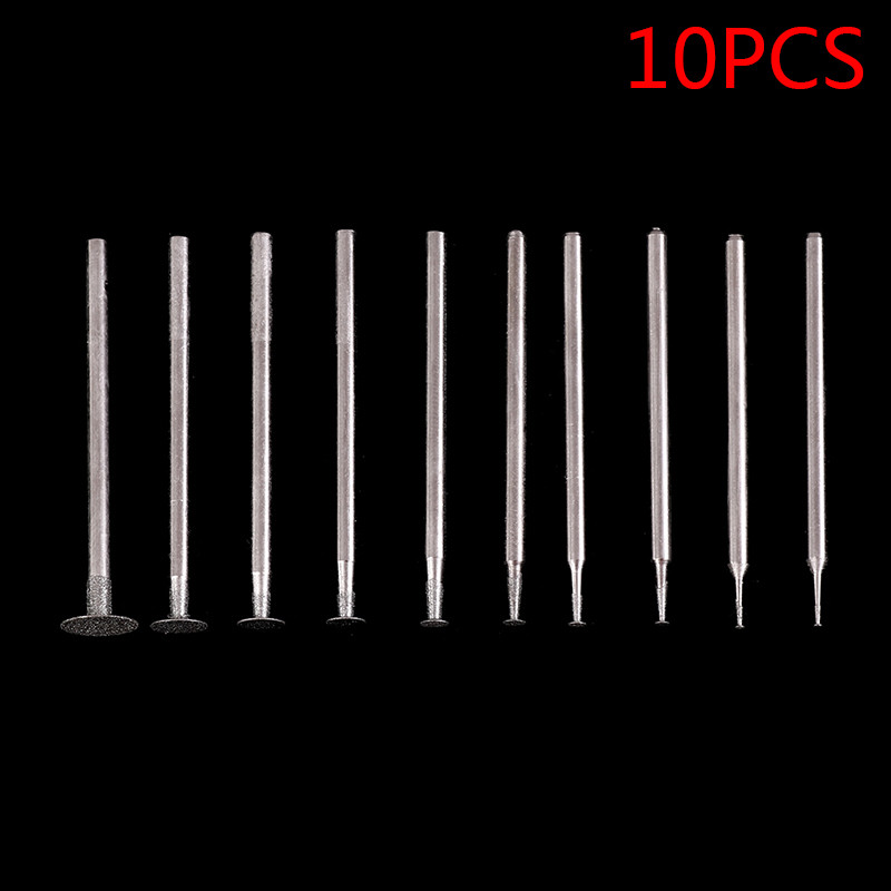 [chenyoubing] 10 ชิ้นอุปกรณ์เสริมดอกสว่านเจียรบางเฉียบ T Shank ติดตั้งเครื่องมือจุดบูติก